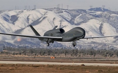 Illustrative: A Northrop Grumman Global Hawk unmanned aircraft (GLOBE NEWSWIRE via AP)