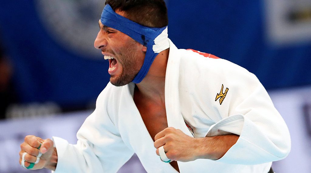 Iran's Saeid Mollaei reacts during the World Judo Championships in Tokyo | Photo: Reuters/Kim Kyung-Hoon Iranian judoka who defied ayatollahs may soon arrive in Israel