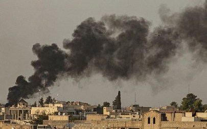 Smoke billows following Turkish bombardment on Syria's northeastern town of Ras al-Ain in the Hasakeh province along the Turkish border on October 9, 2019 (Delil SOULEIMAN / AFP)