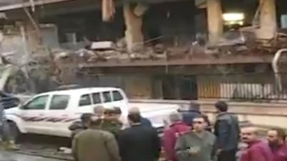 aftermath of attack on home of Islamic Jihad leader Akram Al-Ajouri in Damascus (Photo: TPS)