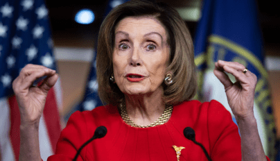 Speaker of the House Nancy Pelosi, D-Calif., conducts her weekly news conference in the Capitol Visitor Center on Thursday, December 19, 2019.