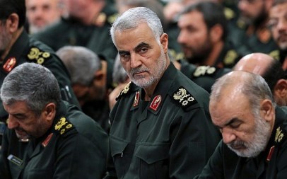 Iranian Revolutionary Guard Corps' Quds Force commander Gen. Qassem Soleimani, center, attends a meeting with Supreme Leader Ayatollah Ali Khamenei and Revolutionary Guard commanders in Tehran, Iran, September 18, 2016. (Office of the Iranian Supreme Leader via AP)