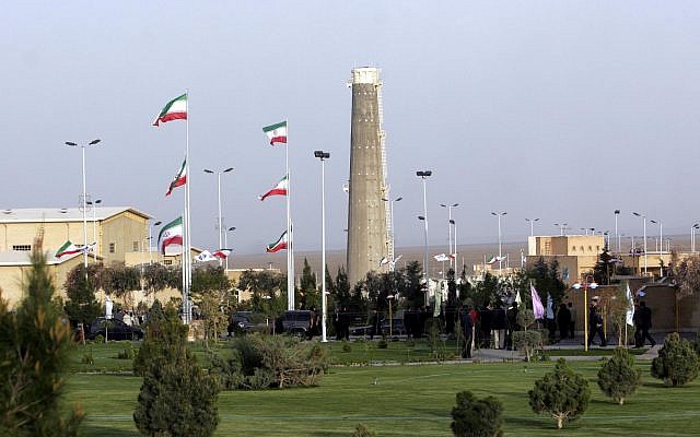 FILE: Iran's nuclear enrichment facility in Natanz, 300 kilometers (186 miles) south of the capital Tehran, on April 9, 2007. (Hasan Sarbakhshian/AP)