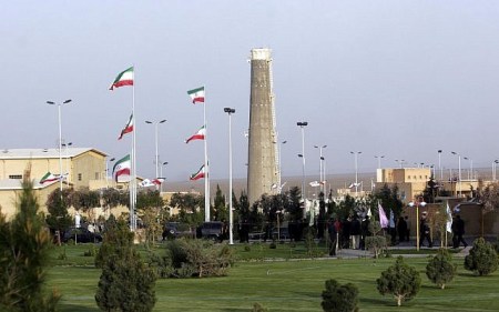 FILE: Iran's nuclear enrichment facility in Natanz, 300 kilometers (186 miles) south of the capital Tehran, on April 9, 2007. (Hasan Sarbakhshian/AP)
